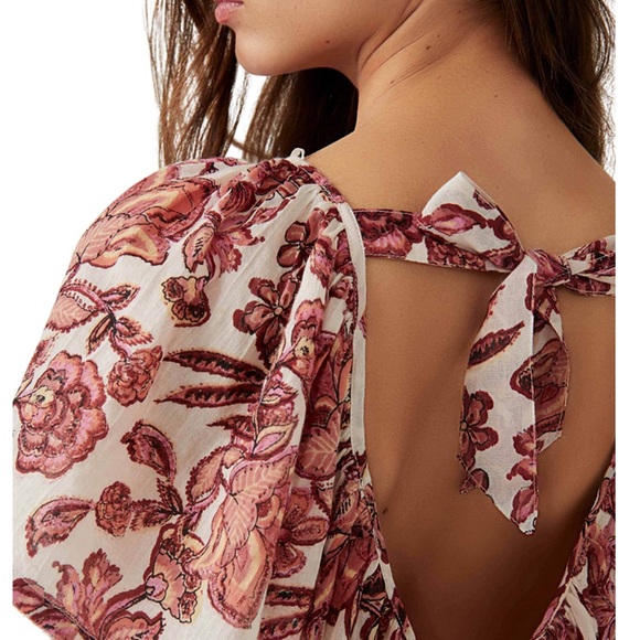 Free People Tunic Ivory Combo Colored Dress Size XS - Picture 3 of 4